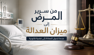 من سرير المرض إلى ميزان العدالة
